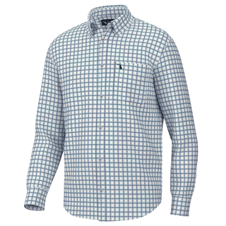 Local Boy Men's Tops Small / Slate/Teal/Peach Faulk Dress Shirt