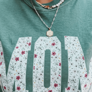 Floral Mom Print Detail