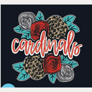 Spirit to a Tee Unisex Tees Small / Cardinals Floral Spirit Tee