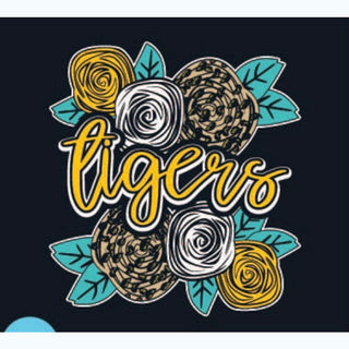 Spirit to a Tee Unisex Tees Small / Tigers Floral Spirit Tee
