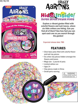 Crazy Aaron's MEGA Super Duper Flower Finds Thinking Putty