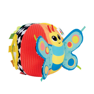 Lamaze Freddie Discovery Ball colorful sensory toy with butterfly character and textured panels