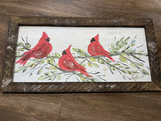 12" x 24" Rustic Framed Art