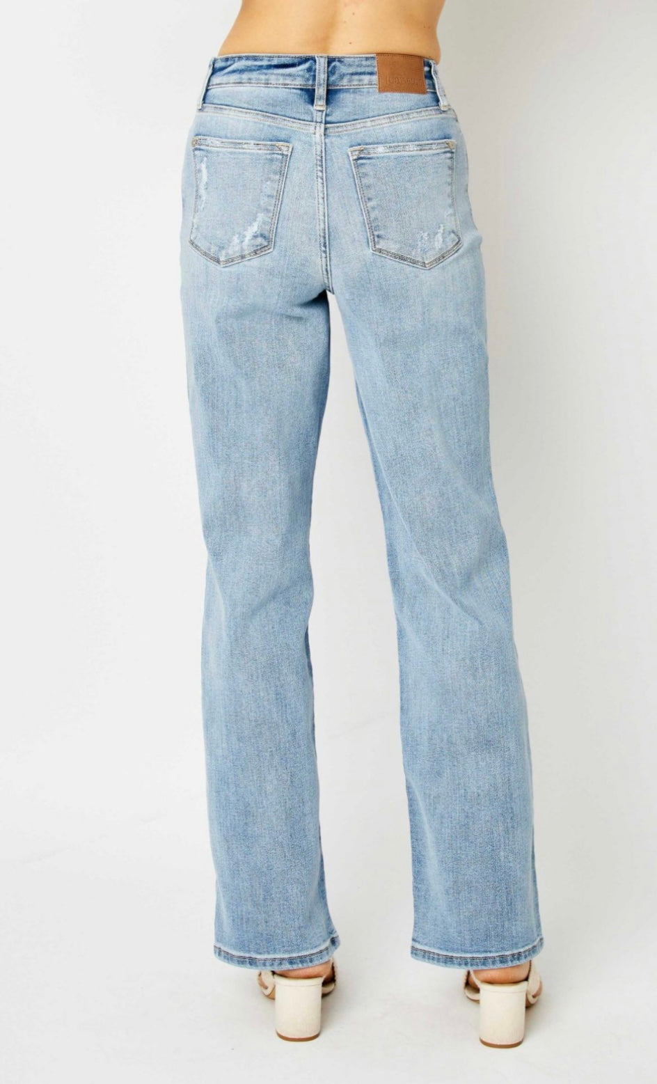 Judy Blue Light Wash Straight Jeans