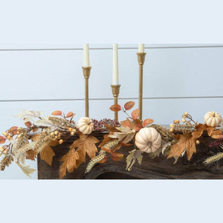 Audrey's Home Decor Garland - Fall Foliage and Pumpkins