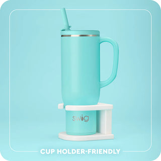 30oz turquoise mega mug fitting standard car cup holder