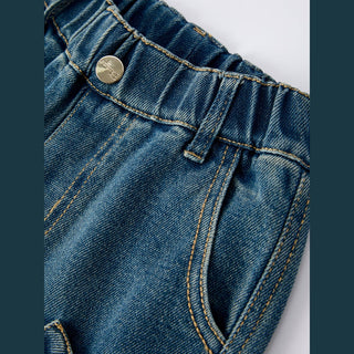 Rylee Faith Designs Kid's Bottoms Girls Bow Stretch Jeans