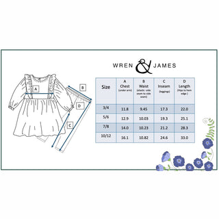 Wren & James Children's 2 Piece Sets Girls Plaid Fall Set