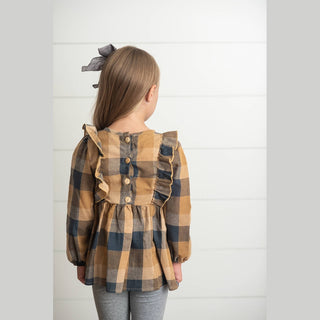Wren & James Children's 2 Piece Sets Girls Plaid Fall Set