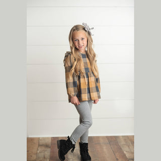 Wren & James Children's 2 Piece Sets Girls Plaid Fall Set