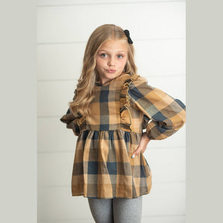 Wren & James Children's 2 Piece Sets Girls Plaid Fall Set