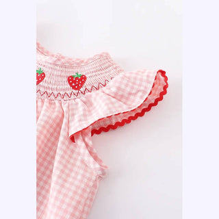 Rylee Faith Designs Kid's Dresses Girls Strawberry Dress