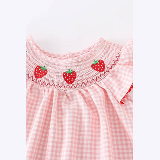 Rylee Faith Designs Kid's Dresses Girls Strawberry Dress