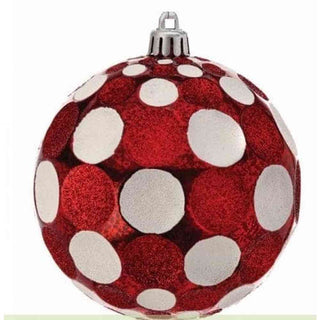 Regency Christmas Ornaments Glitter Dot Ball Ornament