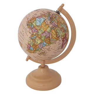 Decorative globe with a metal stand 