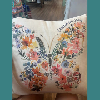 The Little Birdie Pillows Glory Butterfly Pillow