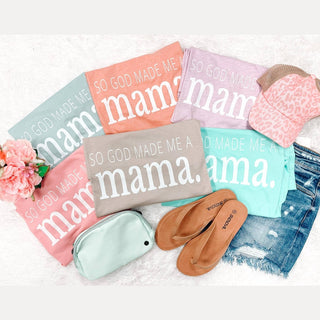 Southern Babe Wholesale Women's Tees God Made Me a Mama Tee