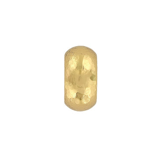 Brighton gold textured cylindrical bracelet stopper bead side profile