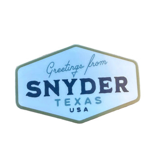 Southern Fried Stationary Greetings from Snyder Sticker