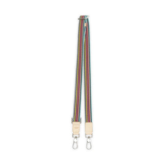 Grey Webbing Slim Crossbody Strap