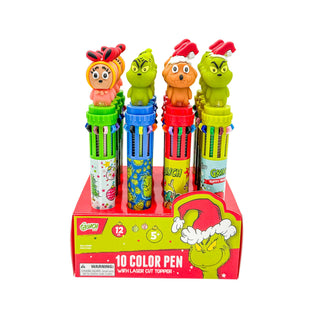 Grinch 10 Color Pen w/Topper