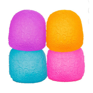 Four color variety pack of NeeDoh Gumdrop squishy toys grid display