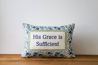 HIs Grace is Sufficient Pillow