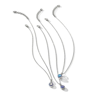 Halo Gemma Petite Round Necklace