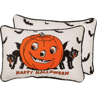 Primitives by Kathy Home Decor Happy Halloween Pillow