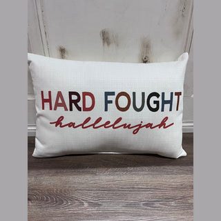 The Little Birdie Pillows Hard Fought Hallelujah Pillow