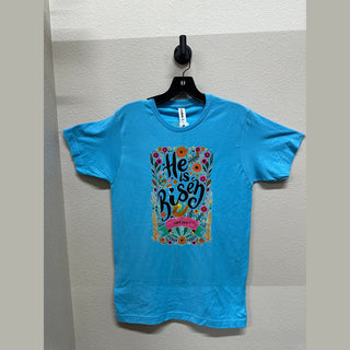The Rockin Wineglass Women's Tees He is Risen Tee