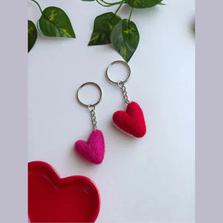 Felt That Keychains Heart Felt Keychain Charm