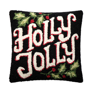 Holly Jolly Hook Pillow