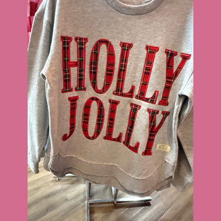 Pressbox Christmas Clothing Holly Jolly Sweatshirt