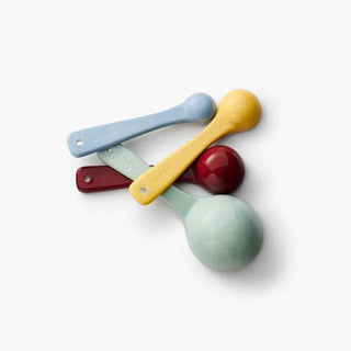 Colorful ceramic measuring spoons