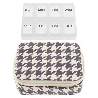Karma Accessories Houndstooth Pill Case