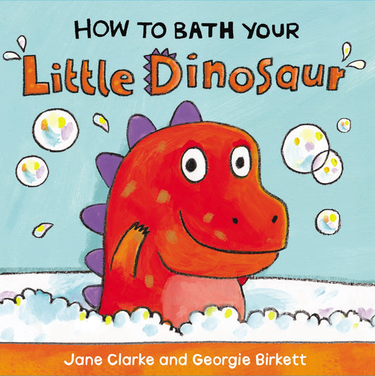 How to bath your little dinosaur