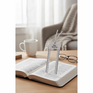 Christian Art Gifts Stationary I Know the Plans Magnifying Bookmark