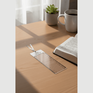 Christian Art Gifts Stationary I Know the Plans Magnifying Bookmark