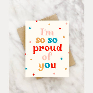 2021 Co. Stationary I'm so so proud card