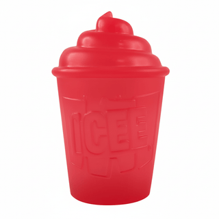 Red ICEE scented squishi toy with whipped topping