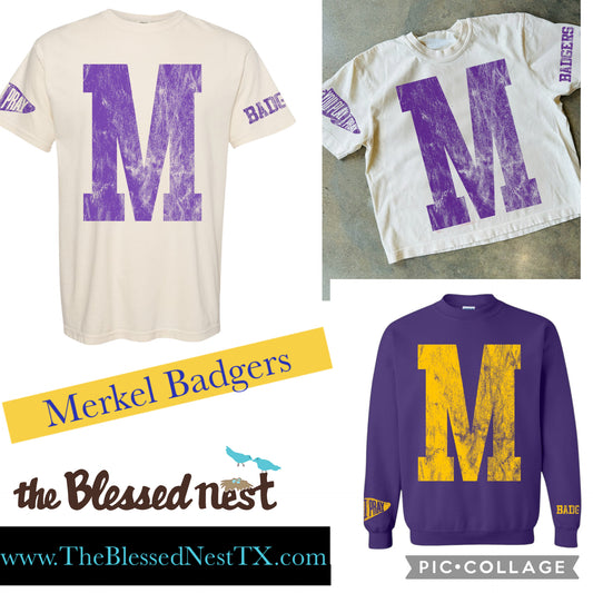 Merkel Badgers Varsity Spirit Top