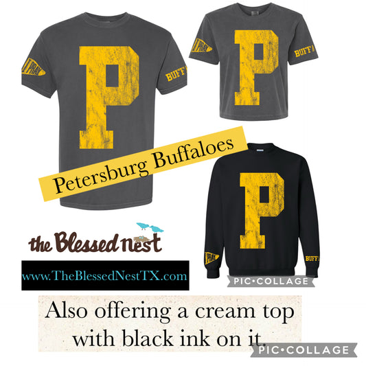 Petersburg Buffaloes Varsity Spirit Top