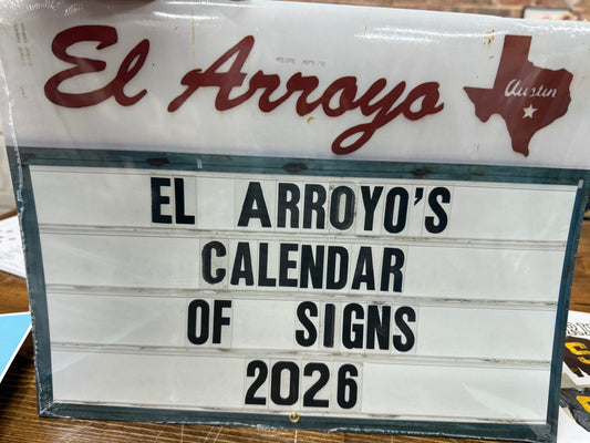 2026 El Arroyo Calendar
