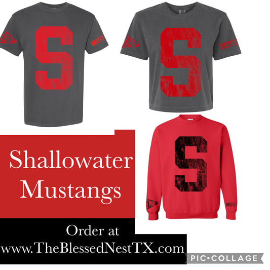 Shallowater Mustangs Varsity Spirit Top