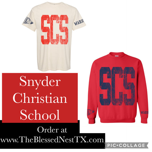 Snyder Christian School Varsity Spirit Top