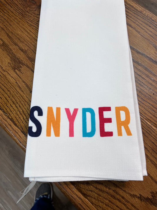 Snyder Tea Towel