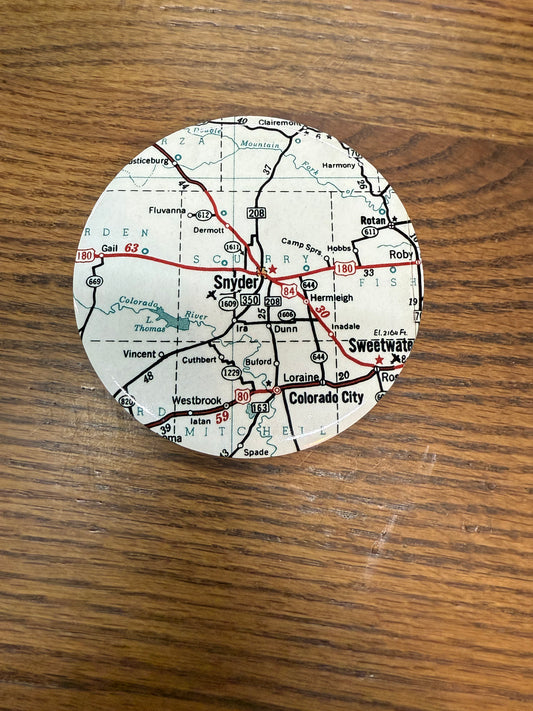 Snyder Ceramic Round Coaster