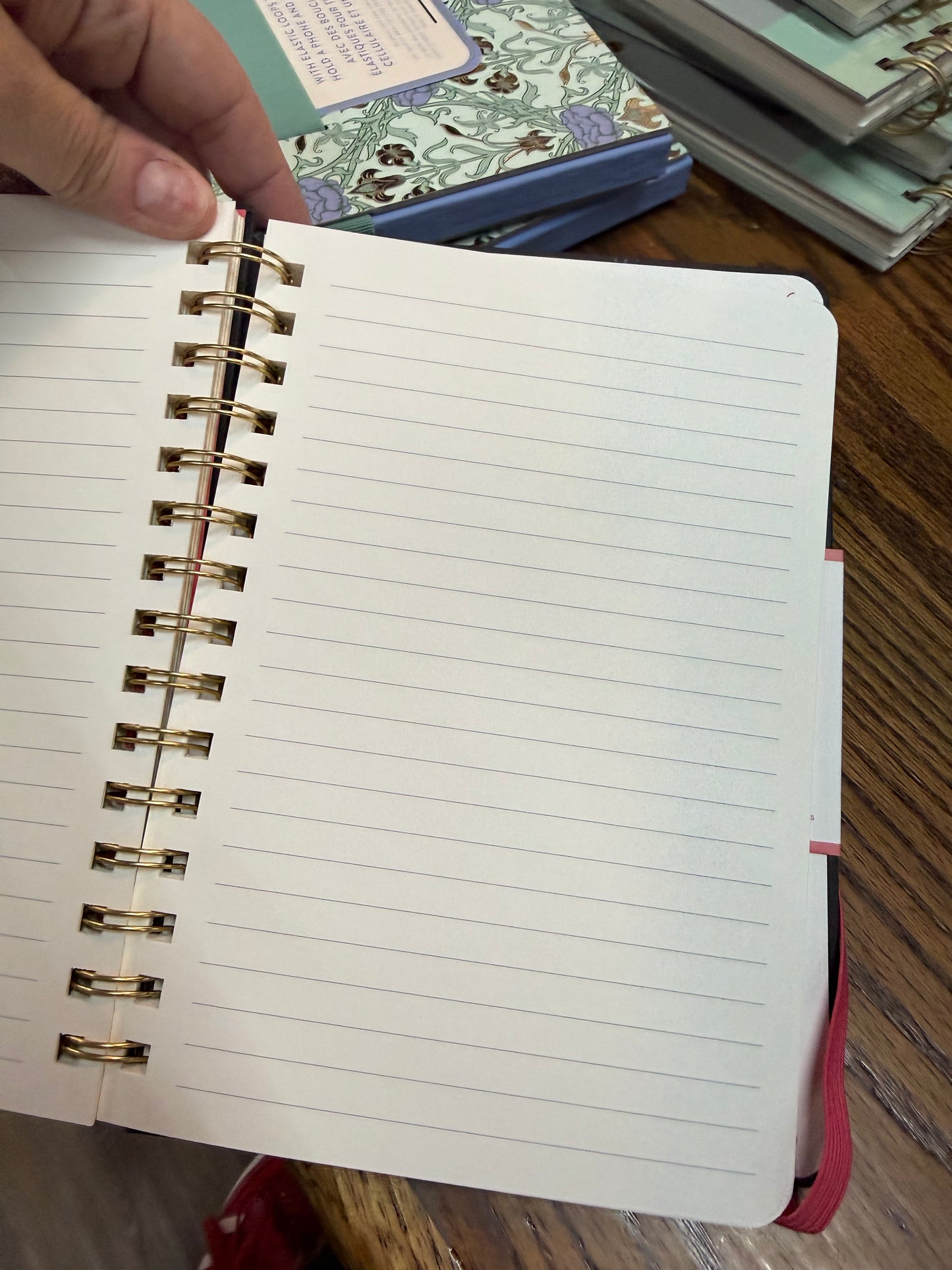 Black Cherry Mini Sprinkles Spiral Notebook