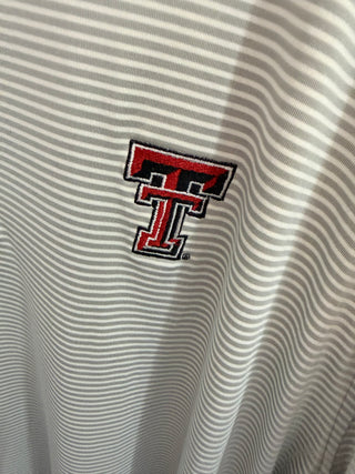 Texas Tech Striped Performance Polo